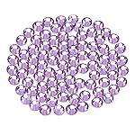 Novani Crystal Rhinestones, Flatback Loose Gemstones 1440pcs Glass Rhinestones for Clothes Shoes Crafts Makeup Nail Art and DIY Decorations(SS6, Lavender)