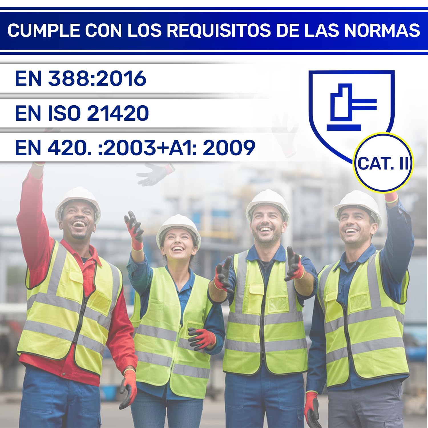 MONTERAL 60 Pares Guantes de Trabajo Talla 8 M Protección Cat II Recubiertos de Látex Anti-Slip - Guantes Trabajo Hombre y Mujer Pueden Usarse para Obra Taller Mecanico Jardineria Montaje