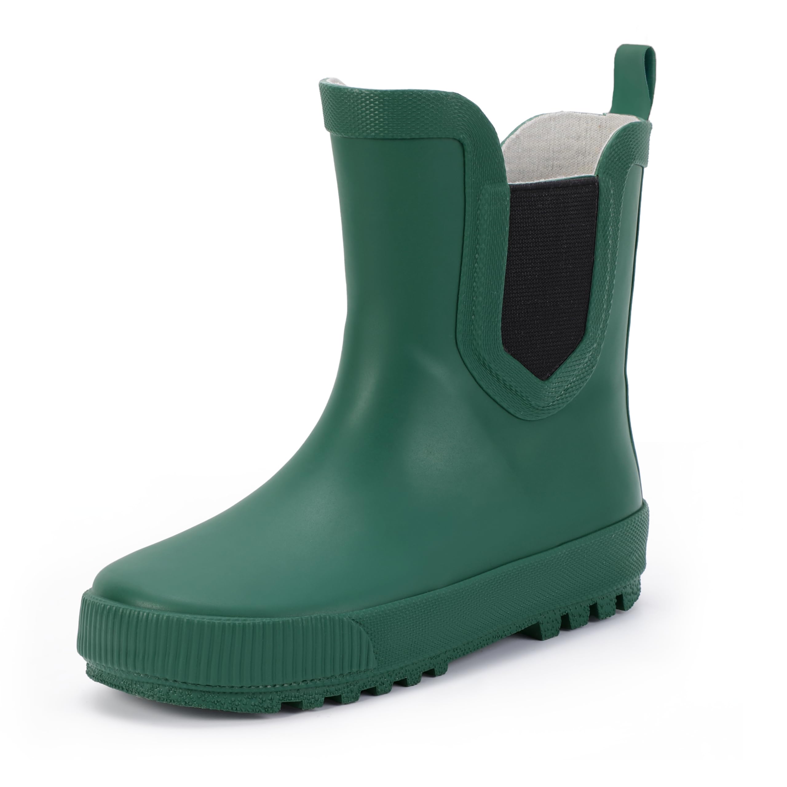 HehainomToddler Kids Rain Boots for Girls Boys Waterproof Rainboots Easy-on  Light Weight Chelsea Rain Shoes