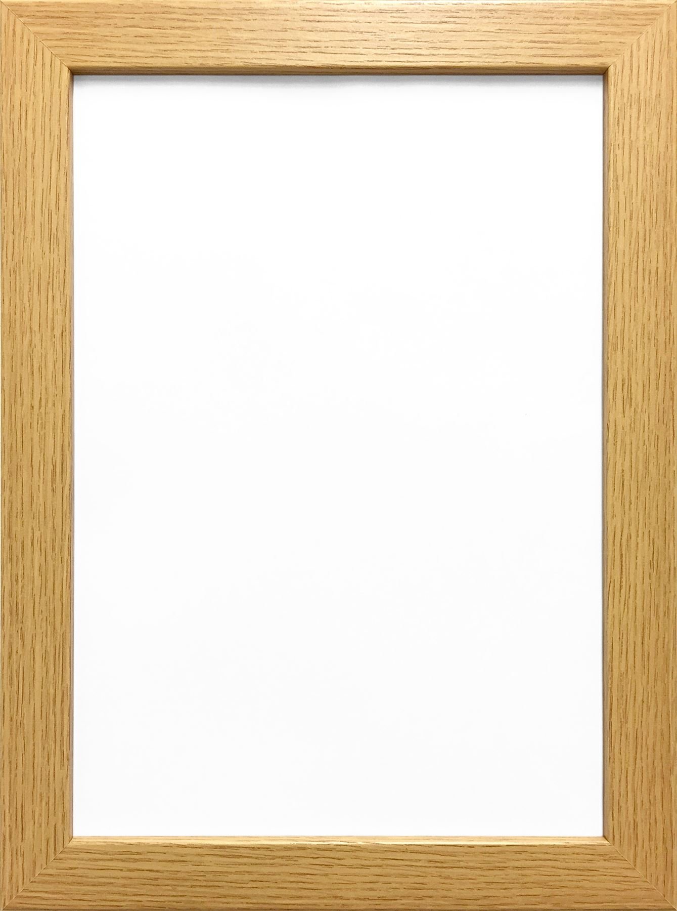 Framesplus Oak 11X9 Colour Modern Box Frames Wood Finish Photo Picture Poster Frame