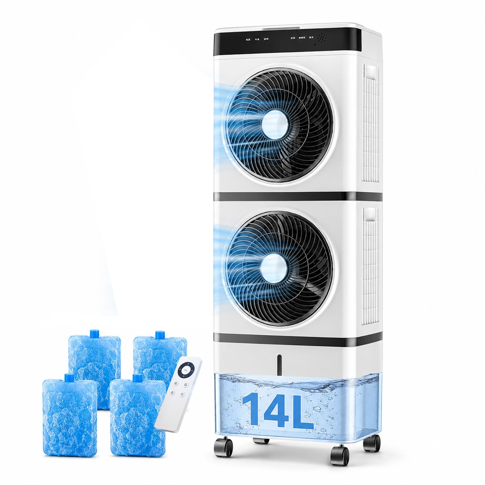 Evaporative Air Cooler Swamp Cooler Portable 3-Speed