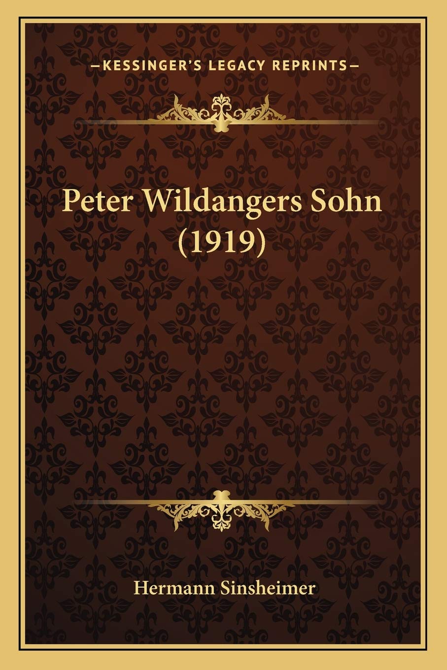 Peter Wildangers Sohn (1919)