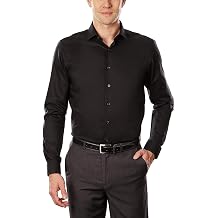 Kenneth Cole Unlisted Mens Slim Fit Solid Dress Shirt -