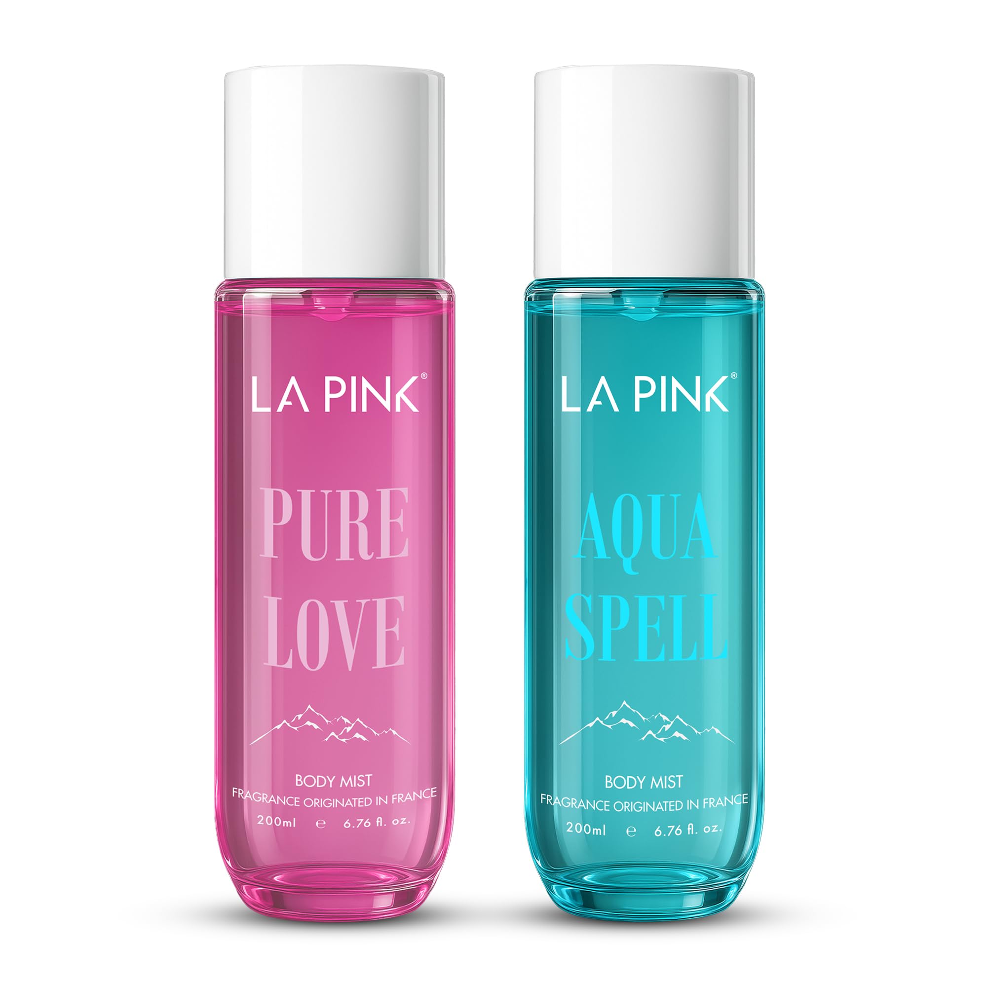 La Pink Aqua Spell & Pure Love Body Mist Combo Pack | Long Lasting Bold & Fruity Fragrance | Body Spray for Everyday Use & Gifting | 200ml each-image-21