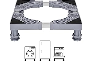 EUHOMY Universal Base Mini Fridge Stand: Adjustable & Multi-Purpose