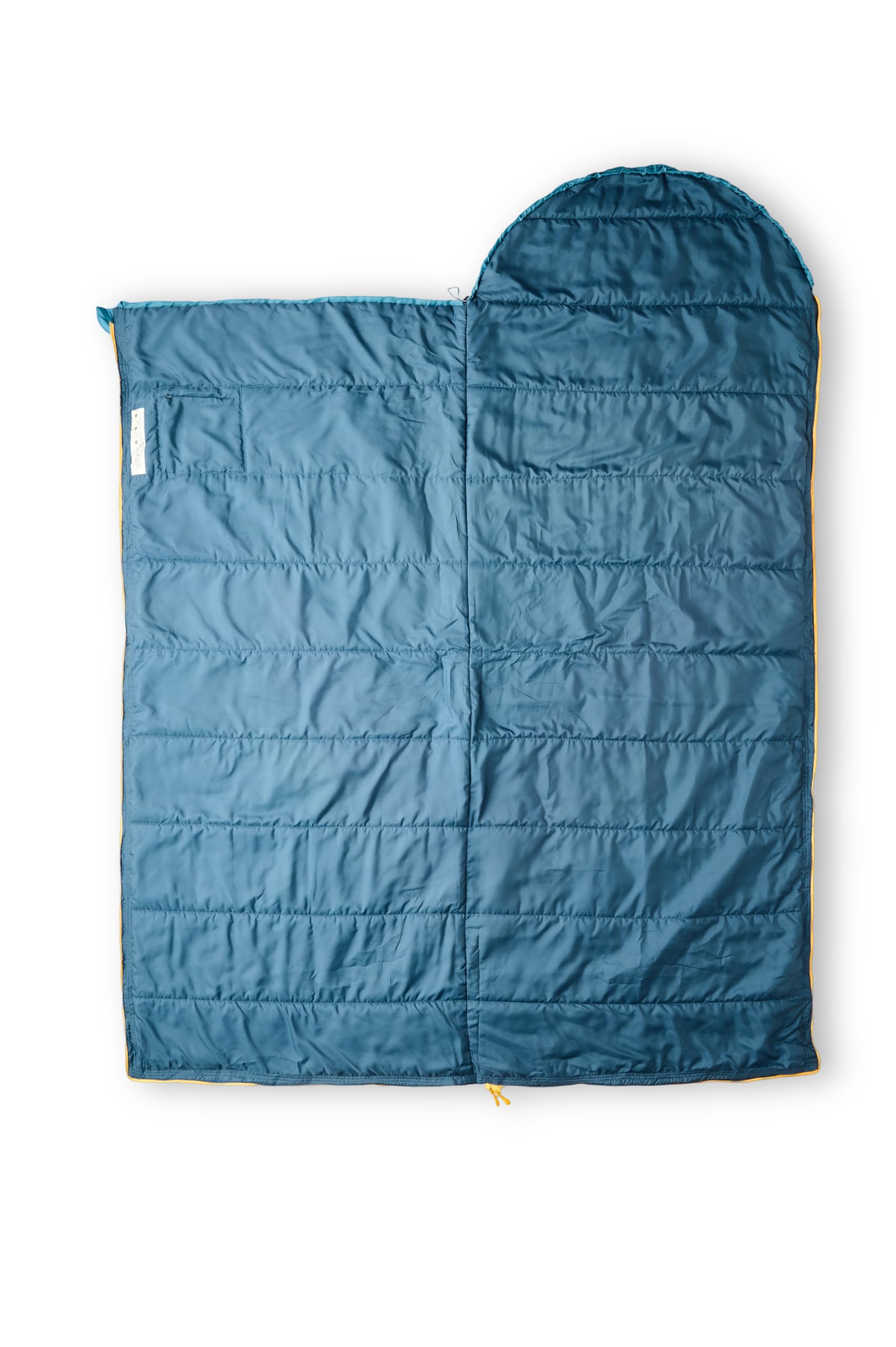 GRAND CANYON Schlafsack Kayenta 190 Deckenschlafsack – Leichter Sommerschlafsack mit Rundum-Reißverschluss, kompakt & komfortabel für Camping und Reisen Storm Blue, Einheitsgrösse