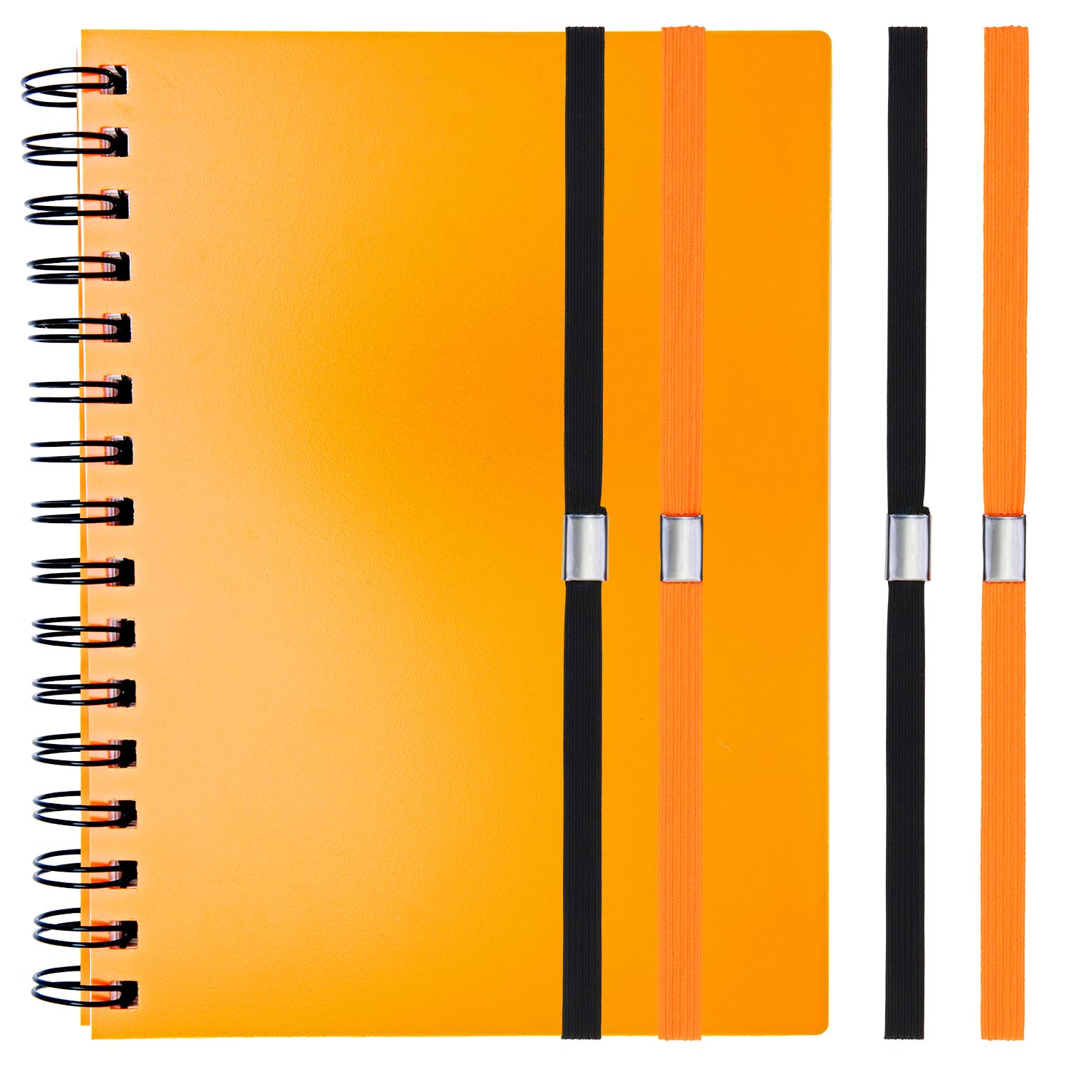 Mini Skater Elastic Planner Bands Book Page Markers for Hardcover Journal Notebook Book Lovers- Stretchy Closure Reading Straps to Holds Planner Closed, Fit Notebooks from 8" to 11” in Height, Pack of