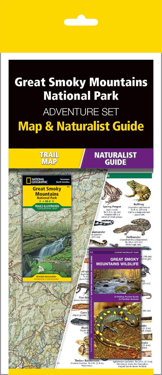 Great Smoky Mountains National Park Adventure Set: Map & Naturalist Guide