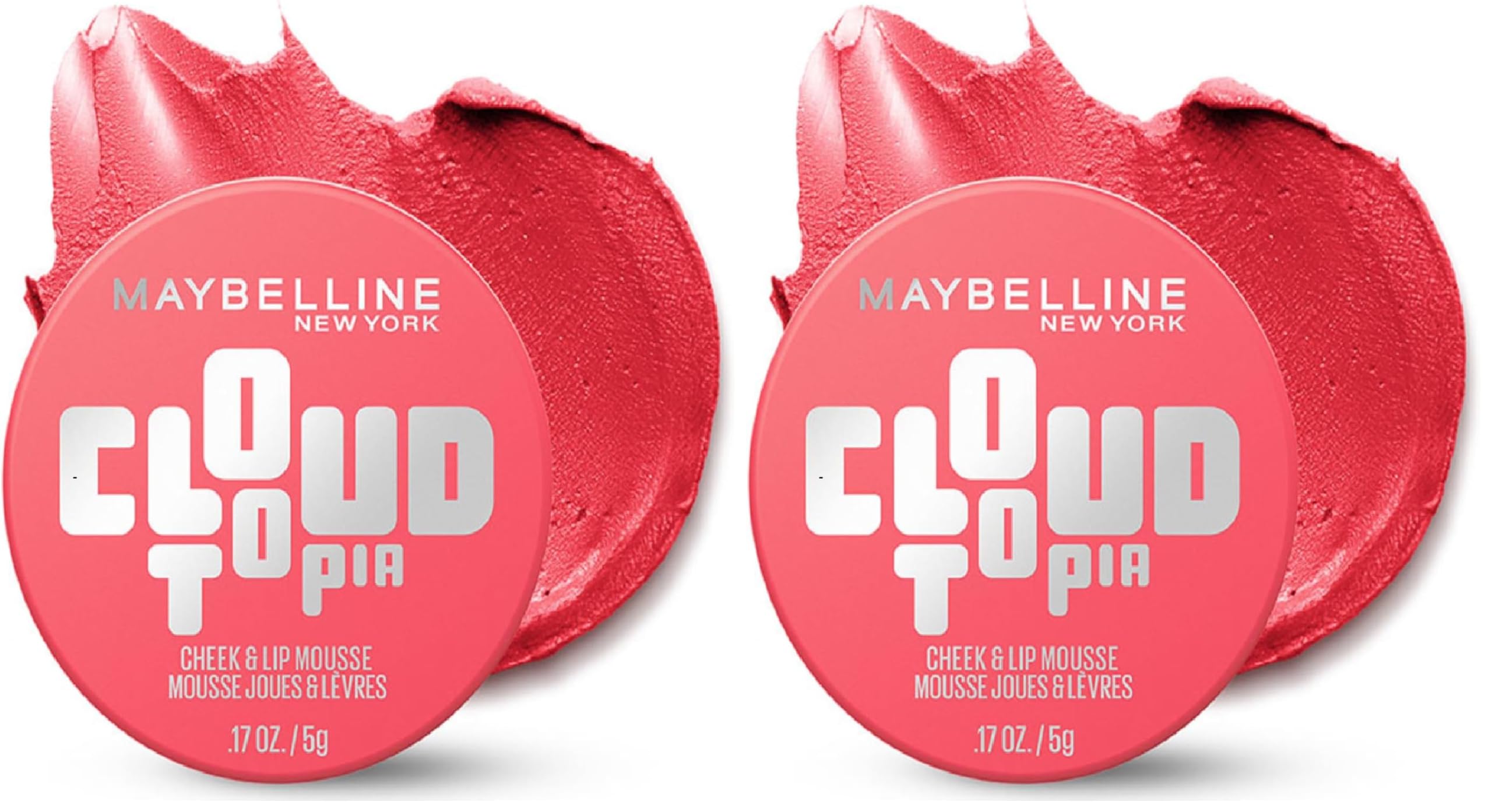 Maybelline New York Cloudtopia Köpük Dokulu Mat Allık 07 Moonlit Rose (2 paketi)