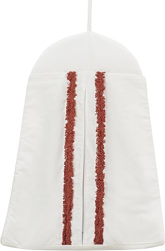 Miniatura 6 de Sweet Jojo Designs Juego de ropa de cama para cuna de bebé, color naranja, bohemio, bohemio, para bebé, manta para guardería, falda apiladora de