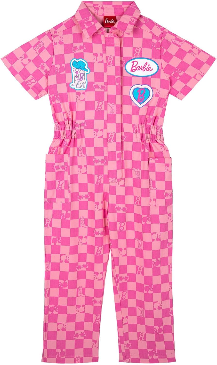 Barbie Racing Mechanic Suit Zip Up Pit Crew Outfit Infant to Big Kid Sizes (12 Months - 8)
