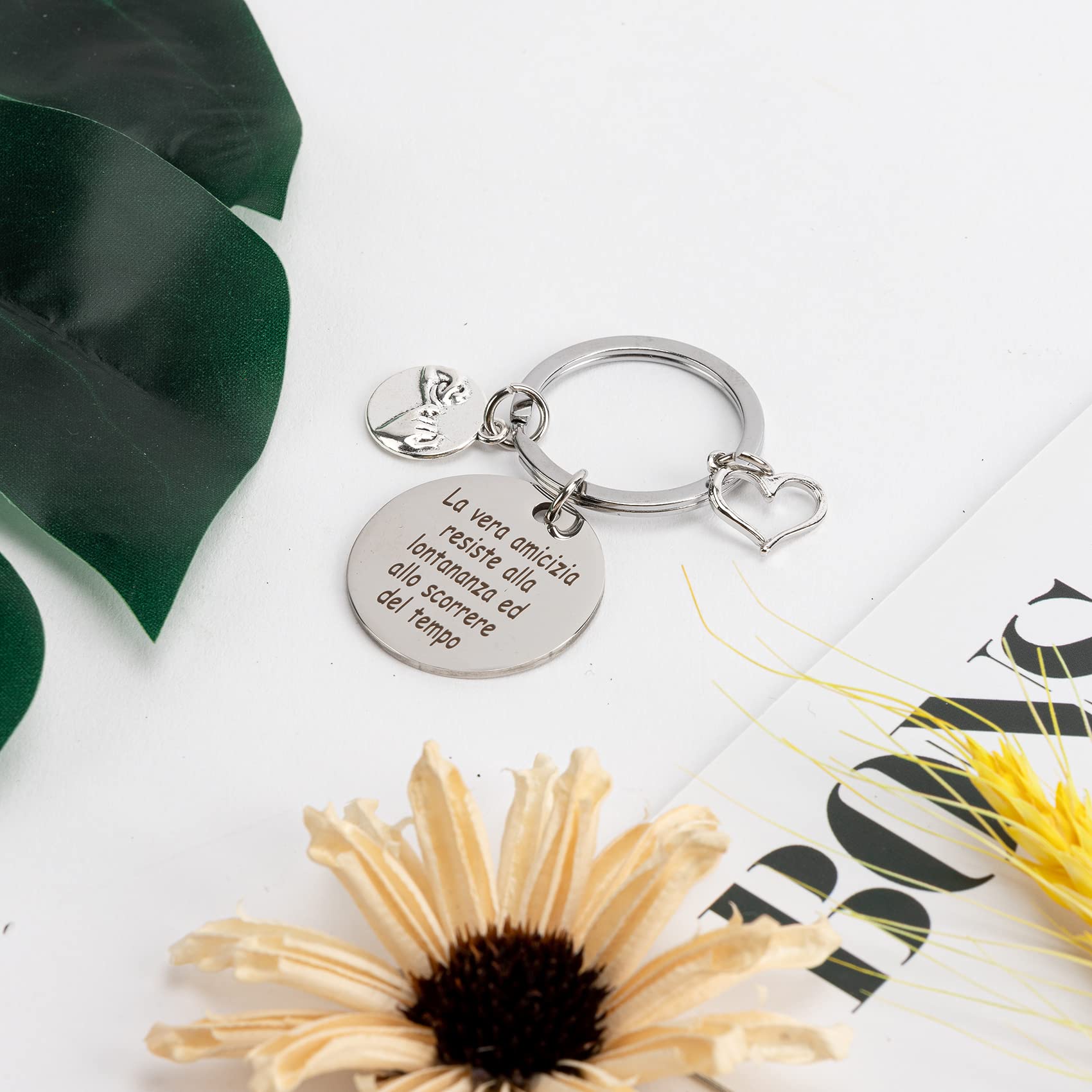 Regalo Amica Compleanno Idee Regalo Originali per Amica Regali Migliore Amica Portachiavi Amicizia Regalo Sorella Compleanno Regalo Amica Speciale - Gli Amici Sono La Famiglia Che Ci Siamo Scelti