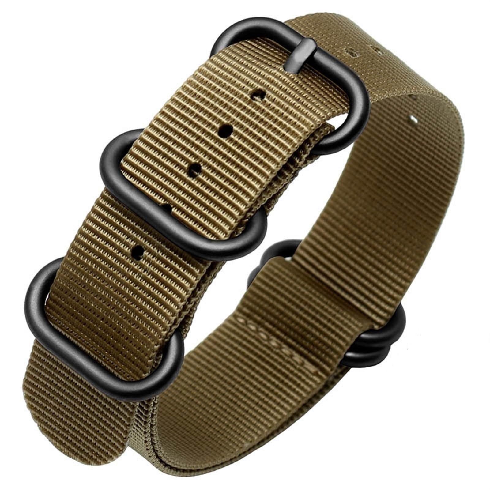 Correa de reloj de nailon de 20mm para sustituir bandas desgastadas 4