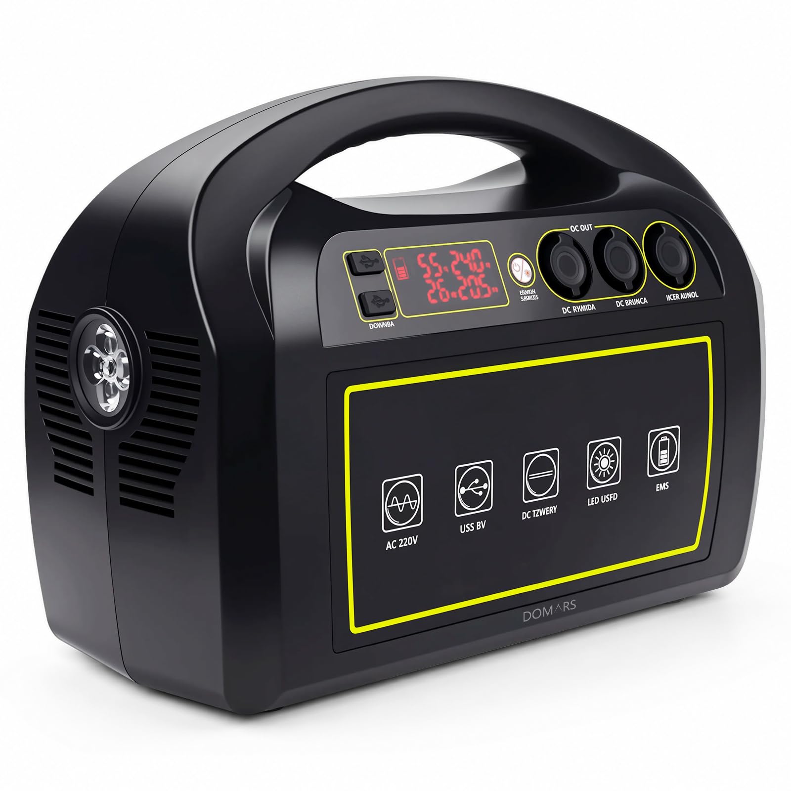 Przenośna Stacja Zasilająca 1000W 1056Wh, Power Station 220V Pure Sine Wave, Generator Energii z Akumulatorem Litowym, 3x AC Wyjście USB i Car Port, Zasilanie Awaryjne Outdoor Camping RV