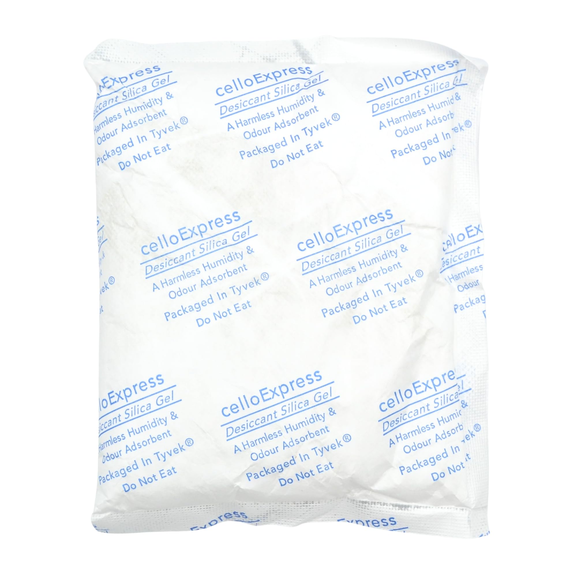 celloexpress 100g Silica Gel Pouches - Pack of 20 - Total Gel Weight 2000g/2kg - Silica Gel in Tyvek Fabric Sachets (100g, 20)