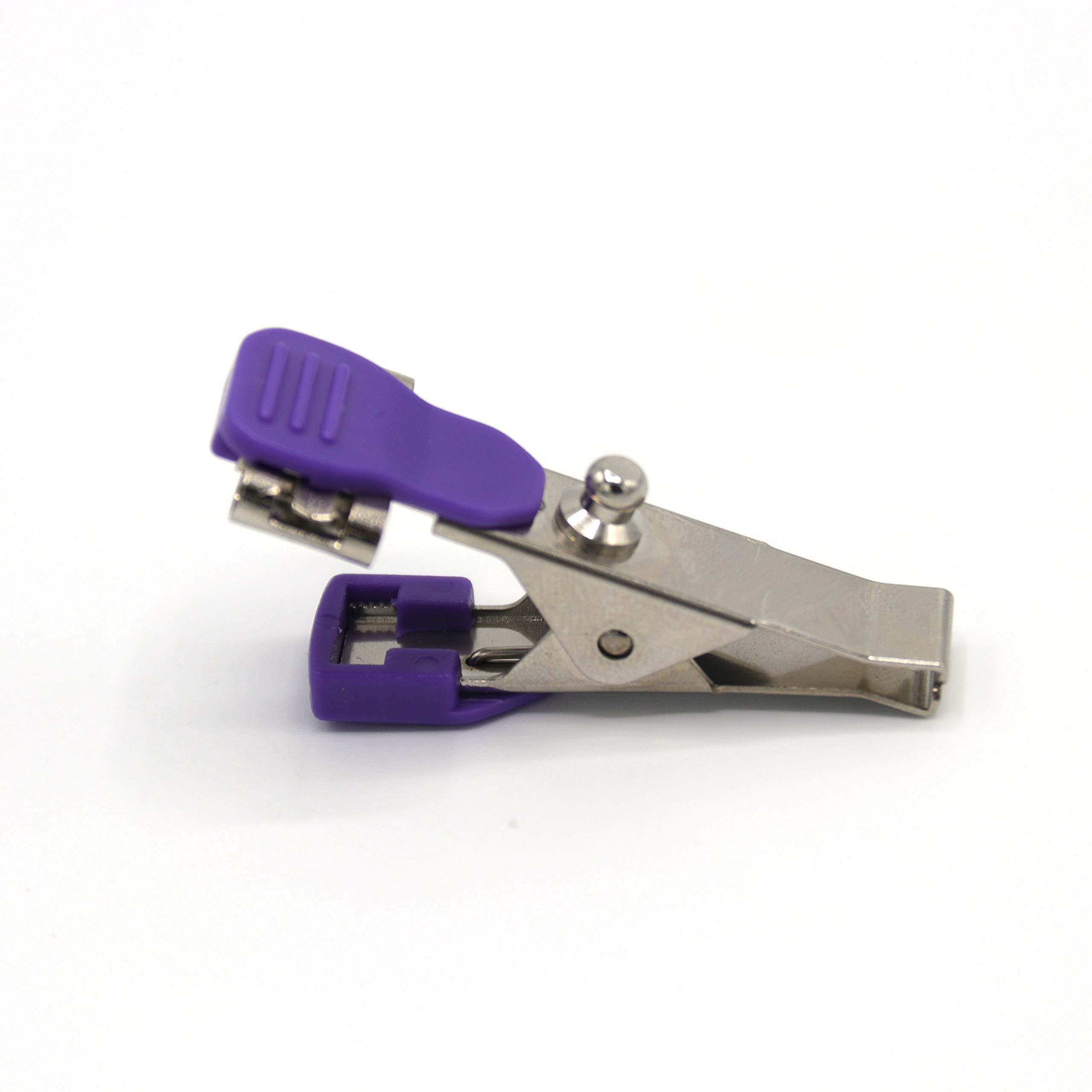 Universal SINO-K compatible ECG/EKG clip d'électrode réutilisable toutes les tailles de Vet ECG pinces crocodile pour Snap Pincée Paquet de 5
