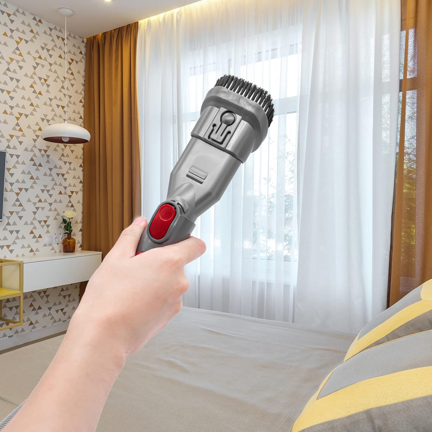 Attachments Tools Kit for Dyson V6 V7 V8 V10 DC16 DC24 DC33 DC34 DC35 DC39 DC44 DC58 DC59 DC62 DC74 Cordless Vacuum Cleaner, Home Cleaning Tools Brush Kit Accessories (5 PACK) 5pack image 7 of 8 B08F54WZ36