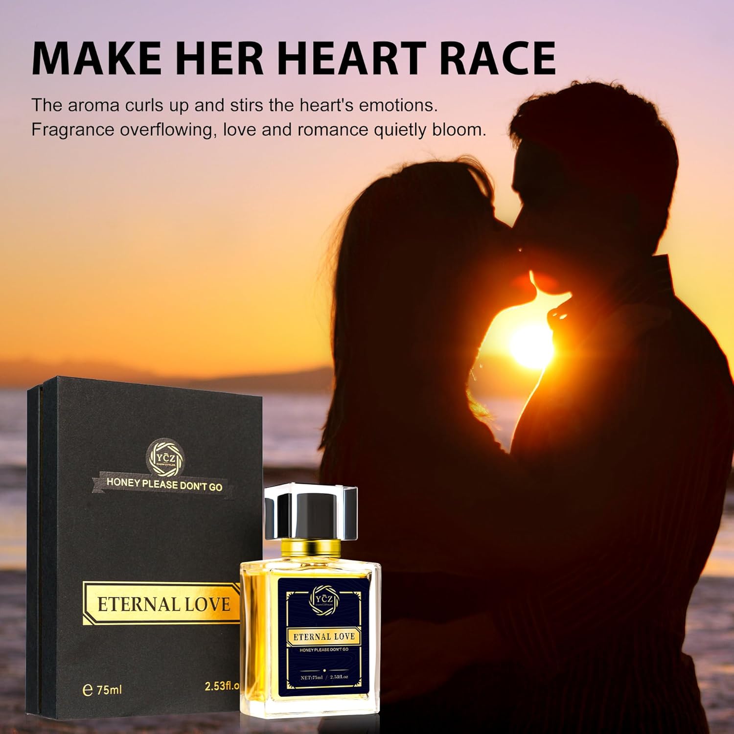 Ycz Carnival Perfume Men Eau de Parfum Spray - Spicy Wood Lasting Vanilla Fragrance-Ideal Long-Lasting Men Perfumes, Carnival Cologne For Special Occasions Daily Elegance, 2.6oz(75ml)