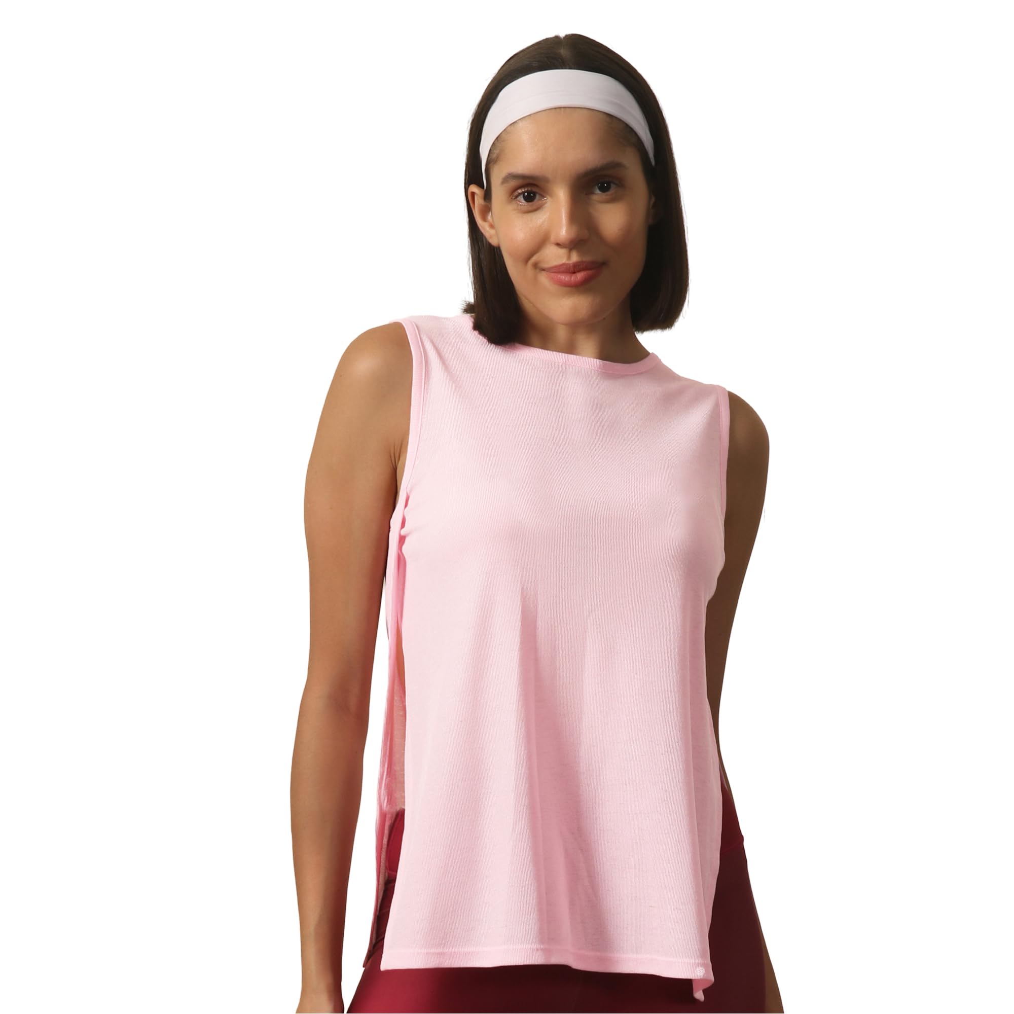 soie Women's Boat Neck Coverup Tee with Side Slit-picture-40