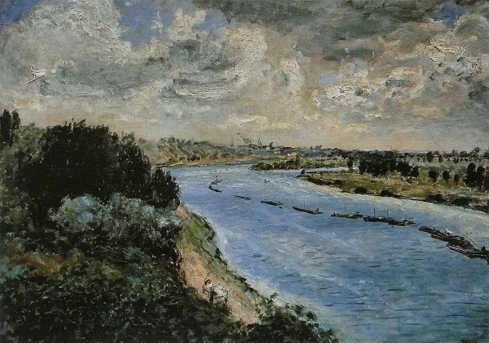 Lámina Chalands Sur la Seine de Renoir, la solución mate y elegante para decorar paredes vacías