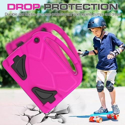 Miniatura 4 de Fire 7 2022 - Funda para niños, VOFTEEK a prueba de niños, para tableta Fire de 7 pulgadas (12 generación, versión 2022), funda protectora duradera