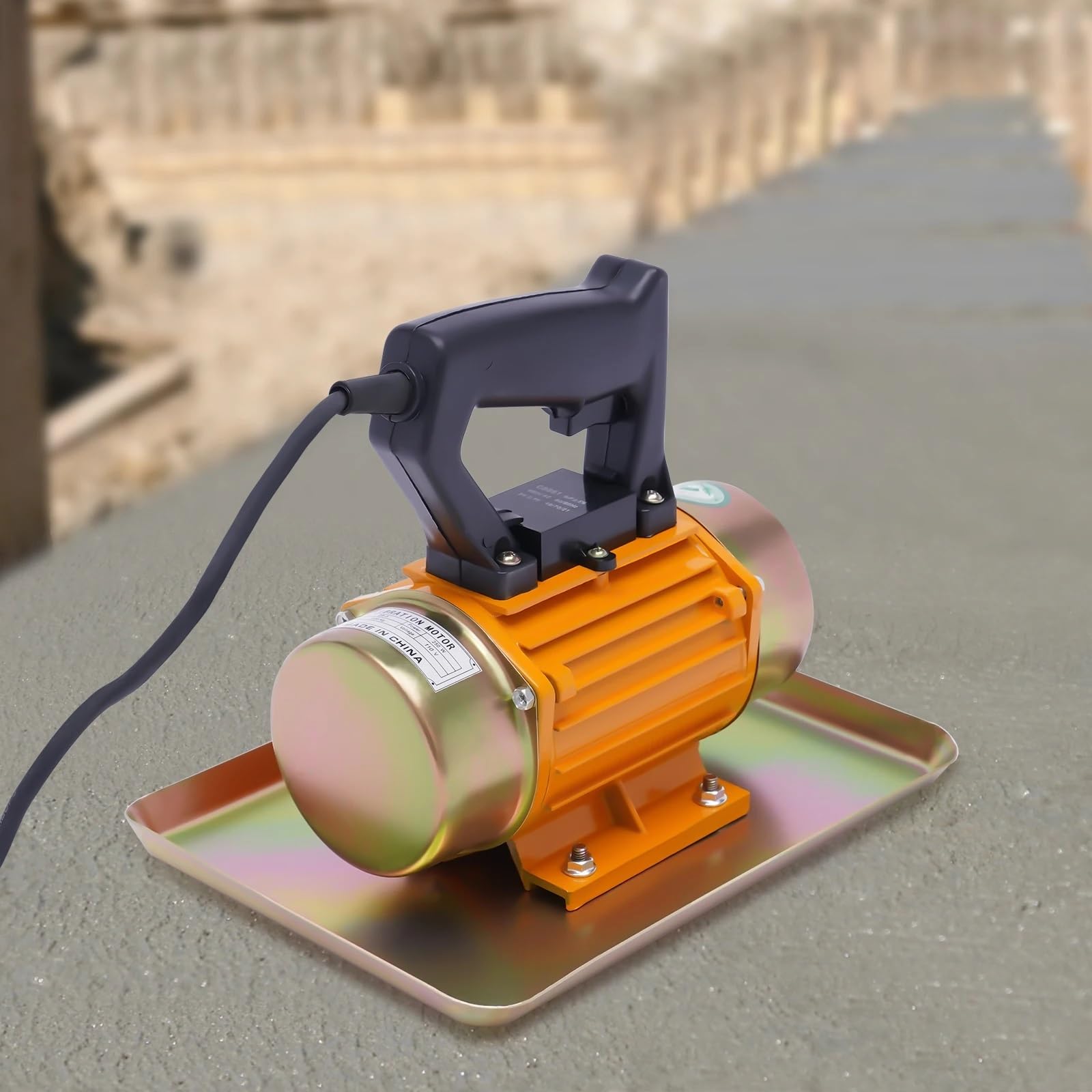 Motor de CC - Motor vibrador de hormigón eléctrico for herramientas de construcción Máquina vibradora de hormigón con movimiento de mesa portátil de 250 W
