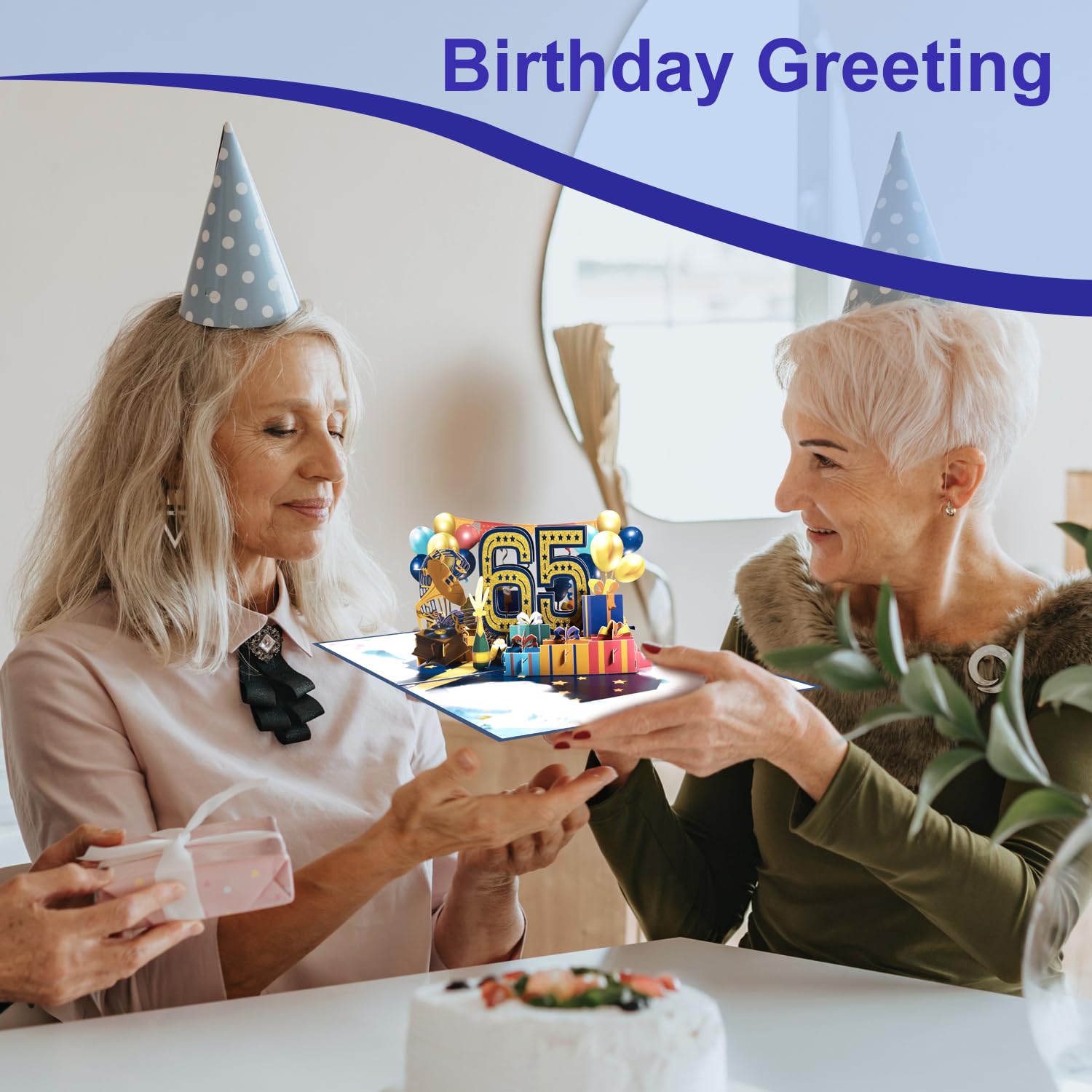 Carte D'anniversaire Pop-up 65 Ans Magic Ants | Cadeau Pour Femme, Homme, Père, Mère, Avec Message Et Enveloppe - 7
