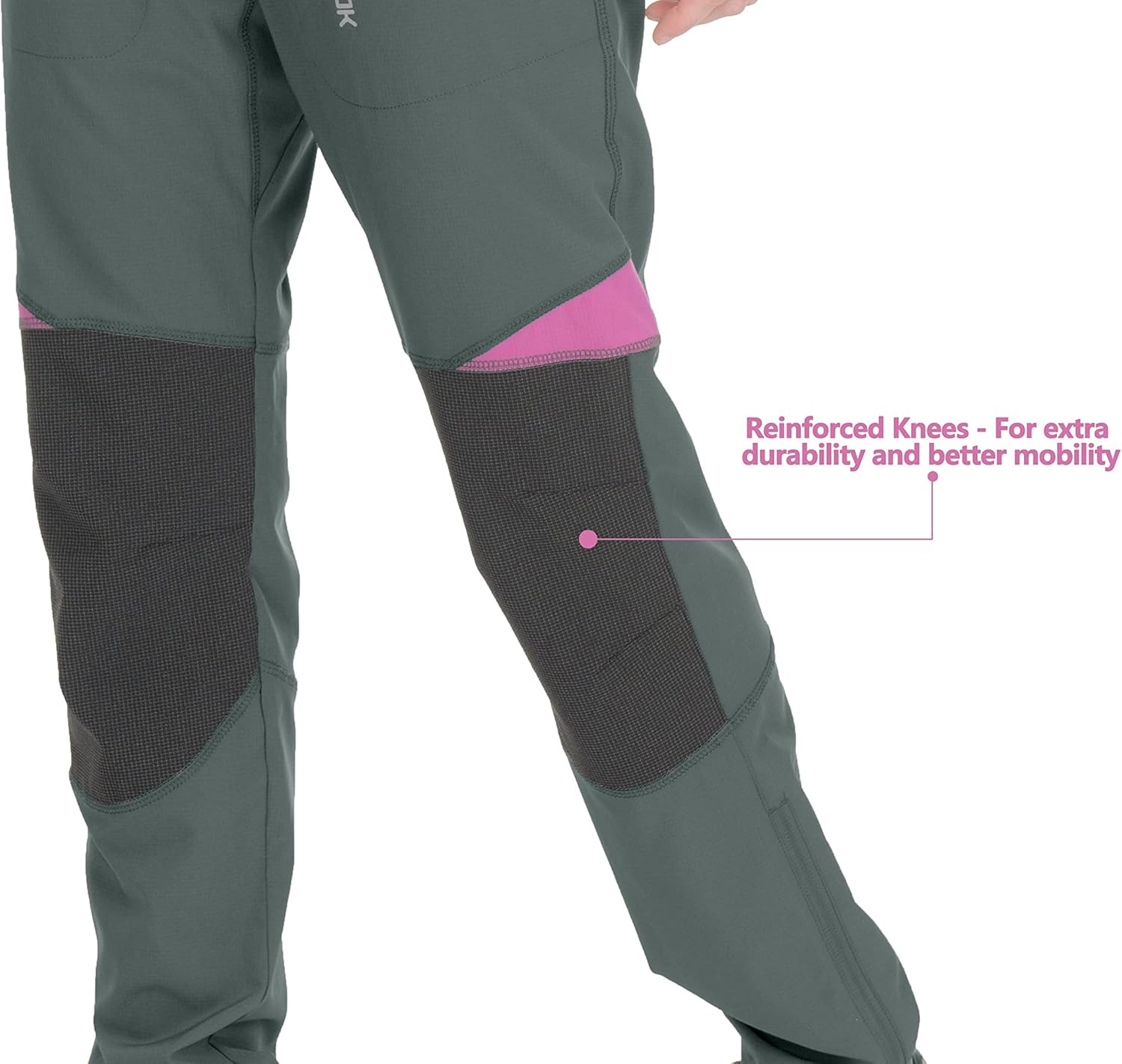 Little Donkey Andy Women's Lightweight Quick Dry Hiking Pants Reinforced Knees UPF 50 for Mountain Climbing Camping