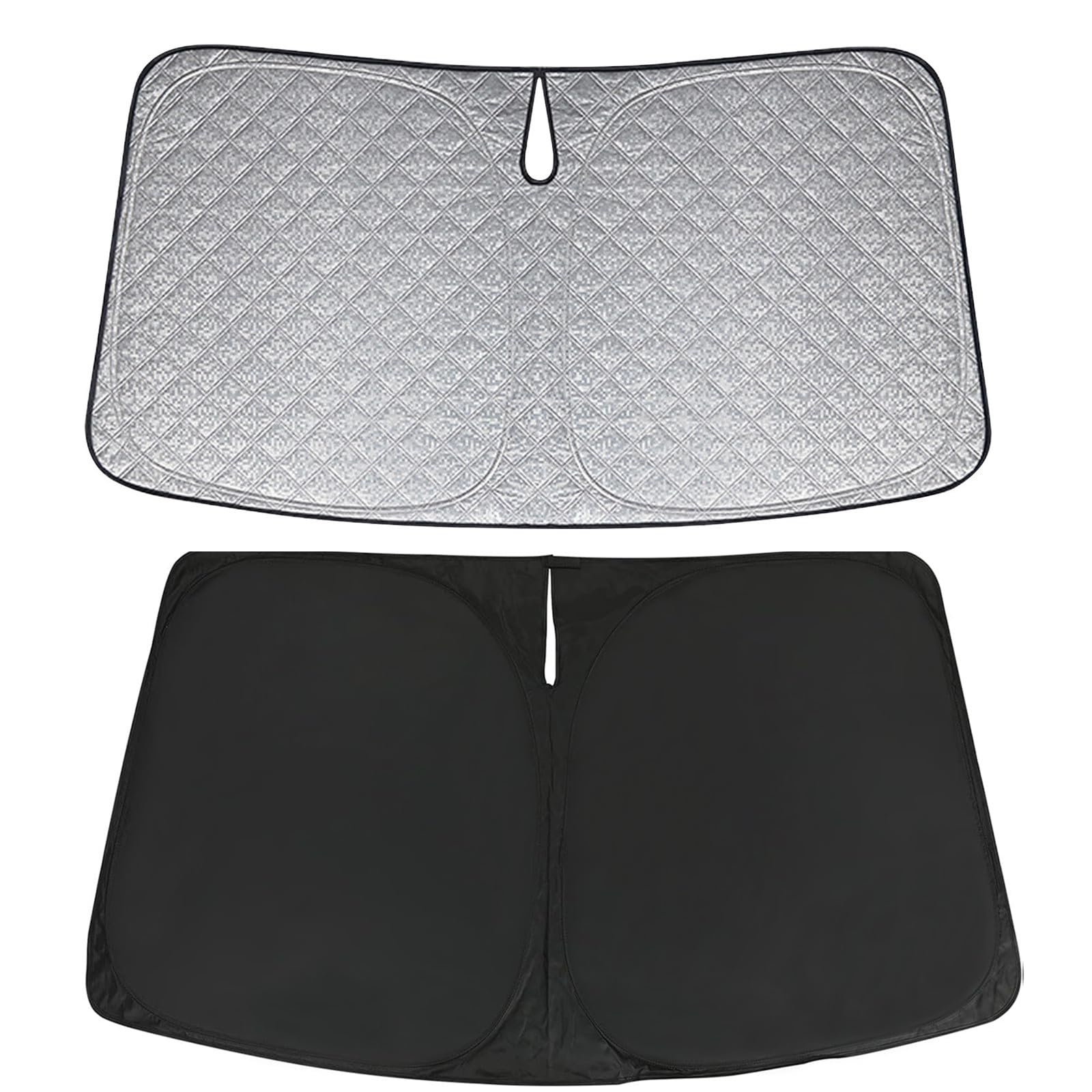 Pare Soleil Voiture Pare Brise Avant Pliable pour R-enault Kangoo II X61 2007-2021, Couverture Pare Brise Voiture, Protège Pare-Soleil Intérieur Contre Les Rayons UV