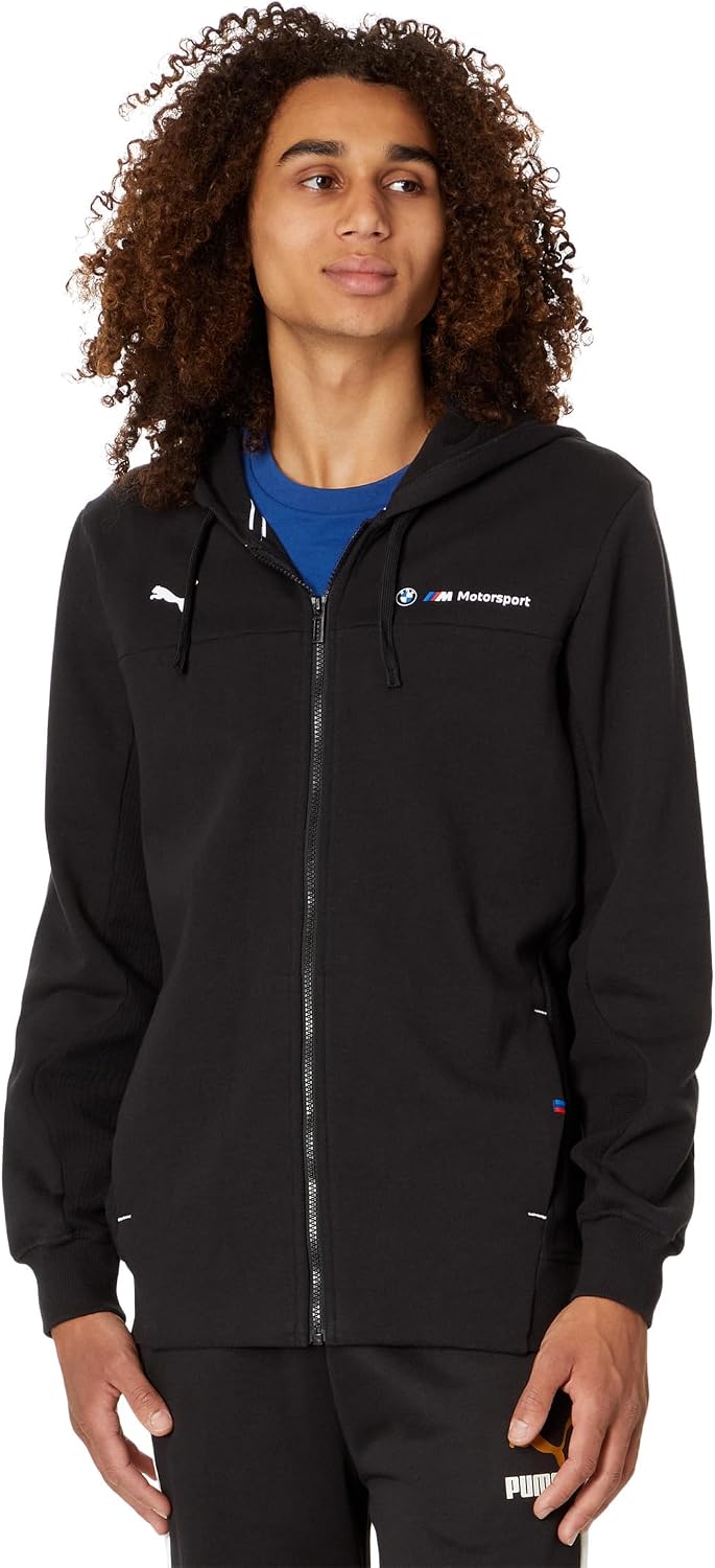 PUMA Mens Bmw M Motorsport Hoodie Casual Outerwear Casual Comfort Technology