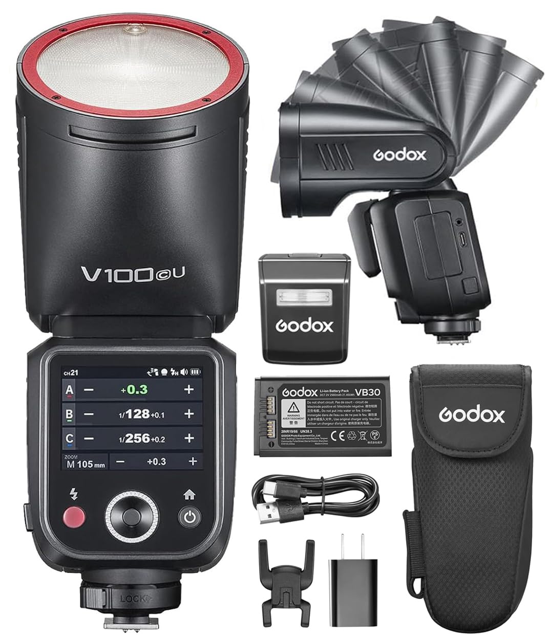 Amazon.com : Godox V100-C V100C E-TTL Camera Flash for Canon