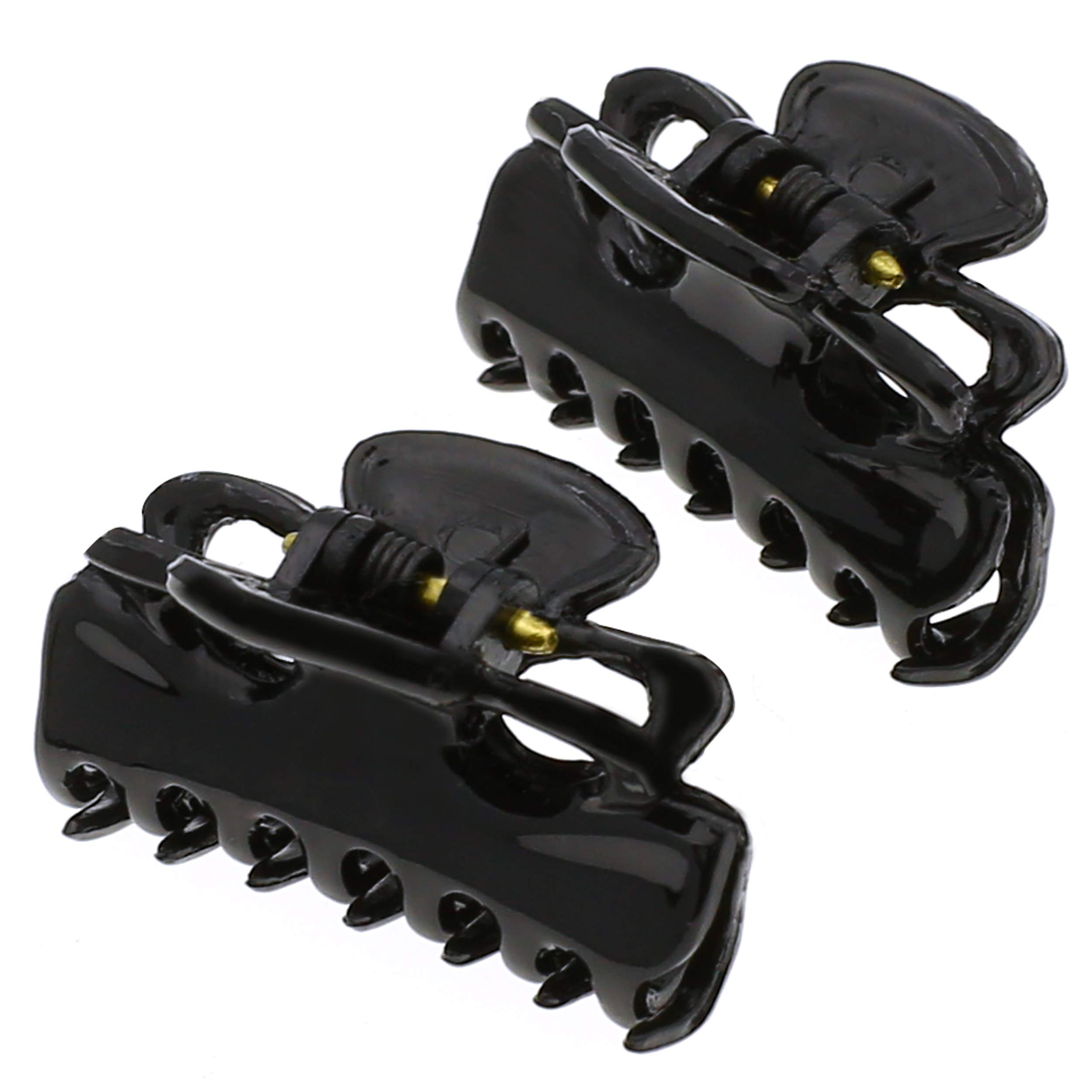 Camila Paris CP2671/2 French Hair Clip for Women, Set of 2 Small 1 inch Girls Hair Claw Clip Jaw Fashion Durable Styling Hair Accessories for Women,