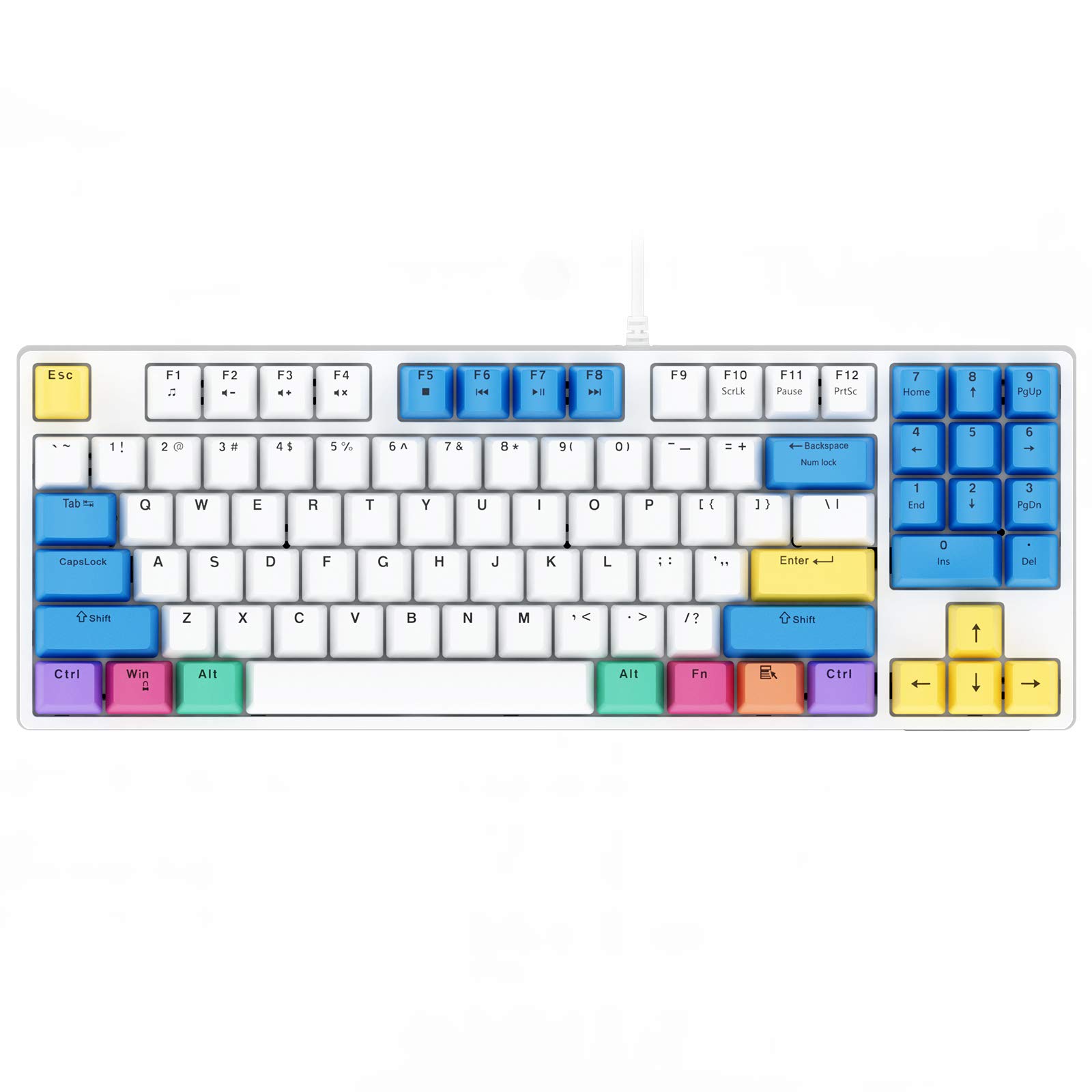 Buy Havit Mechanical Keyboard Tenkeyless, Wired Compact PC Keyboard