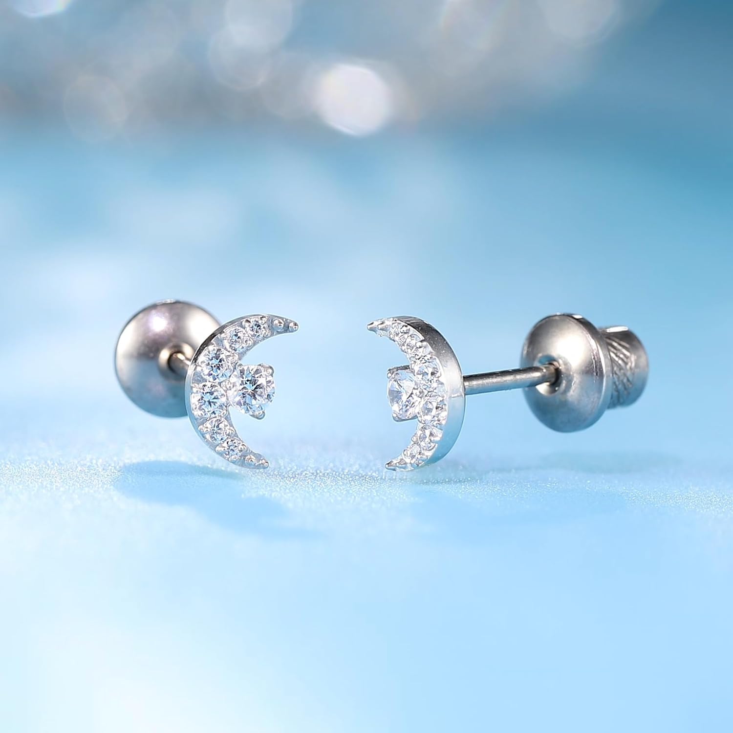 Limerencia Hypoallergenic G23 Implant Grade Titanium Screw Back Earrings Tragus 20G Helix F136 Piercing Post for Sensitive Ears Cartilage - Image 6