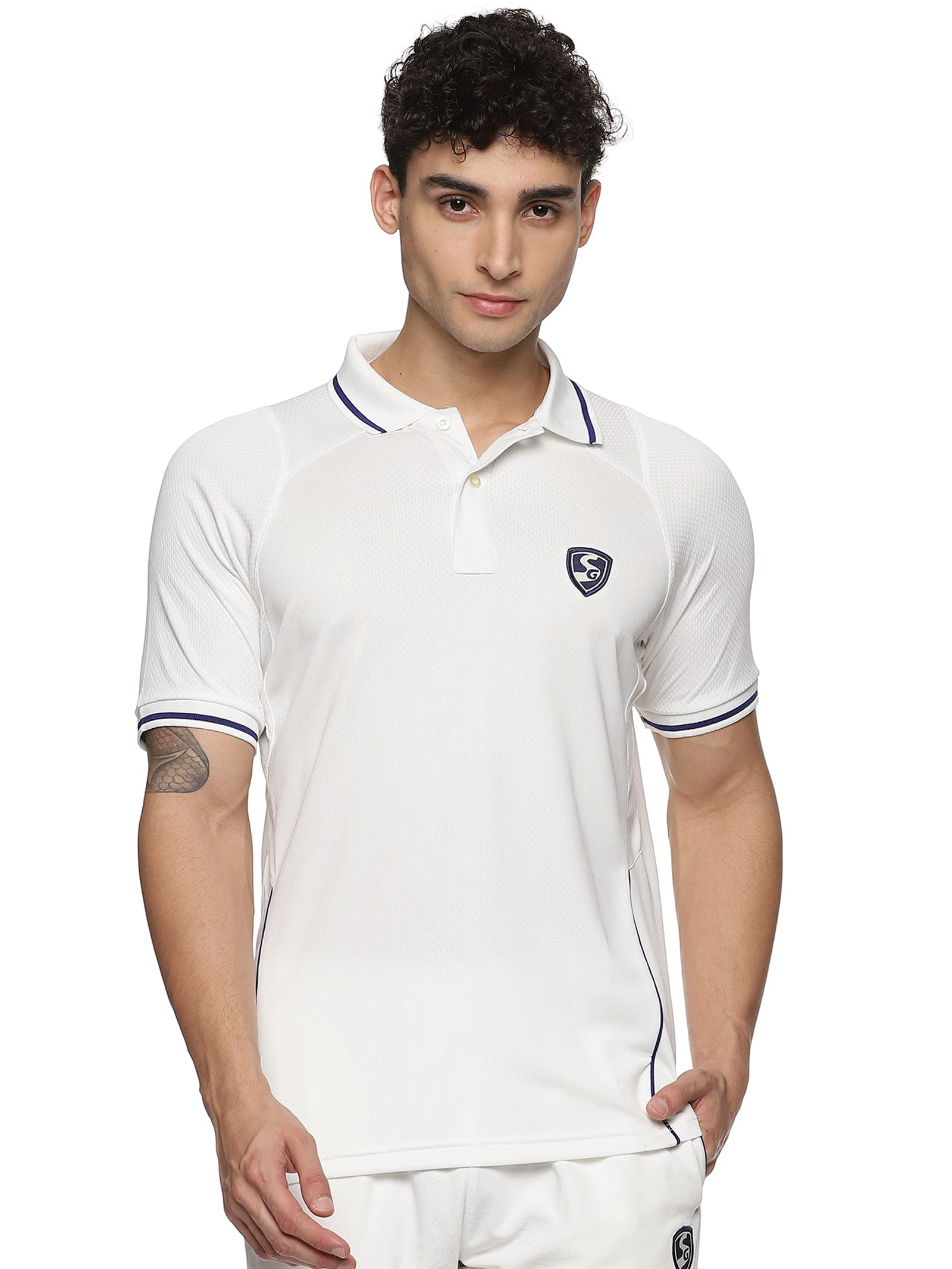 SGHalf Sleeve Test Cricket Shirt - XL