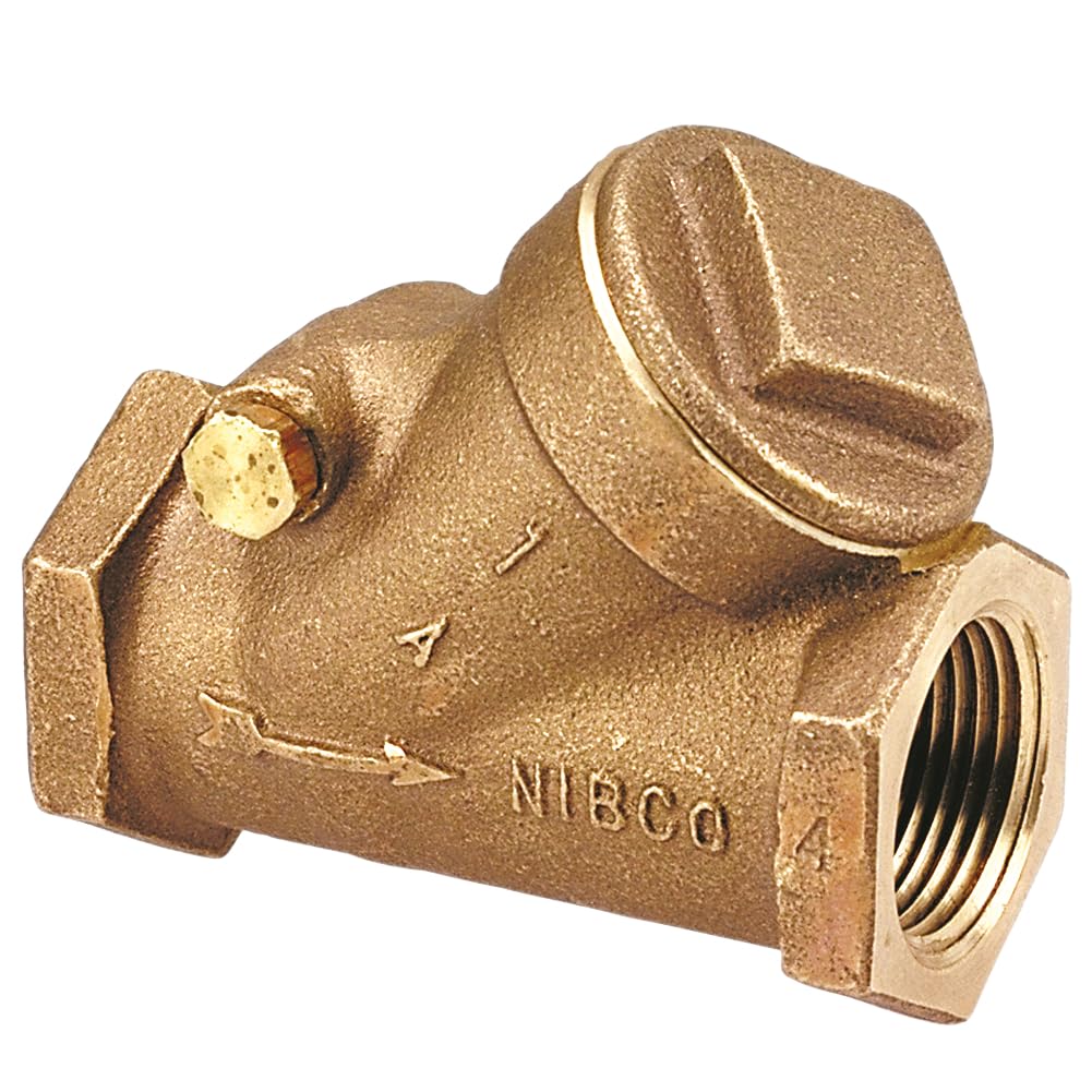 NIBCO Fig No T-413-B, 3/4 in. Bronze Check Valve, Bronze Seat Disc, Threaded