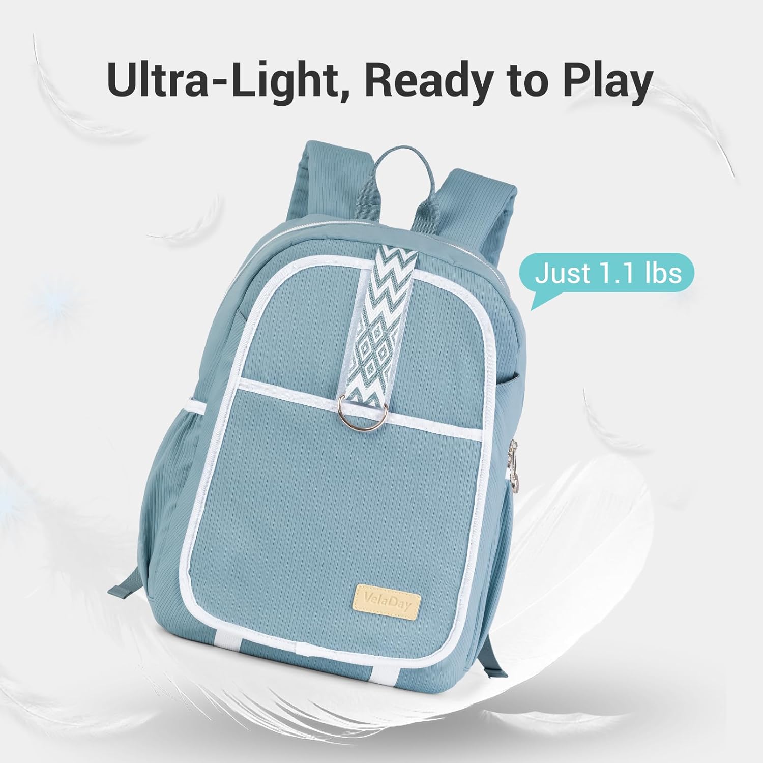 Tennis Bag for Women Girl, Stylish Quilted Tennis Pickleball Racket Backpack Wet Pocket, Women Weekend Bag for Travel - Image 4