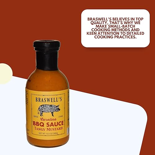 Miniatura 6 de Braswell Salsa Barbacoa Mostaza Picante, 13.5 oz
