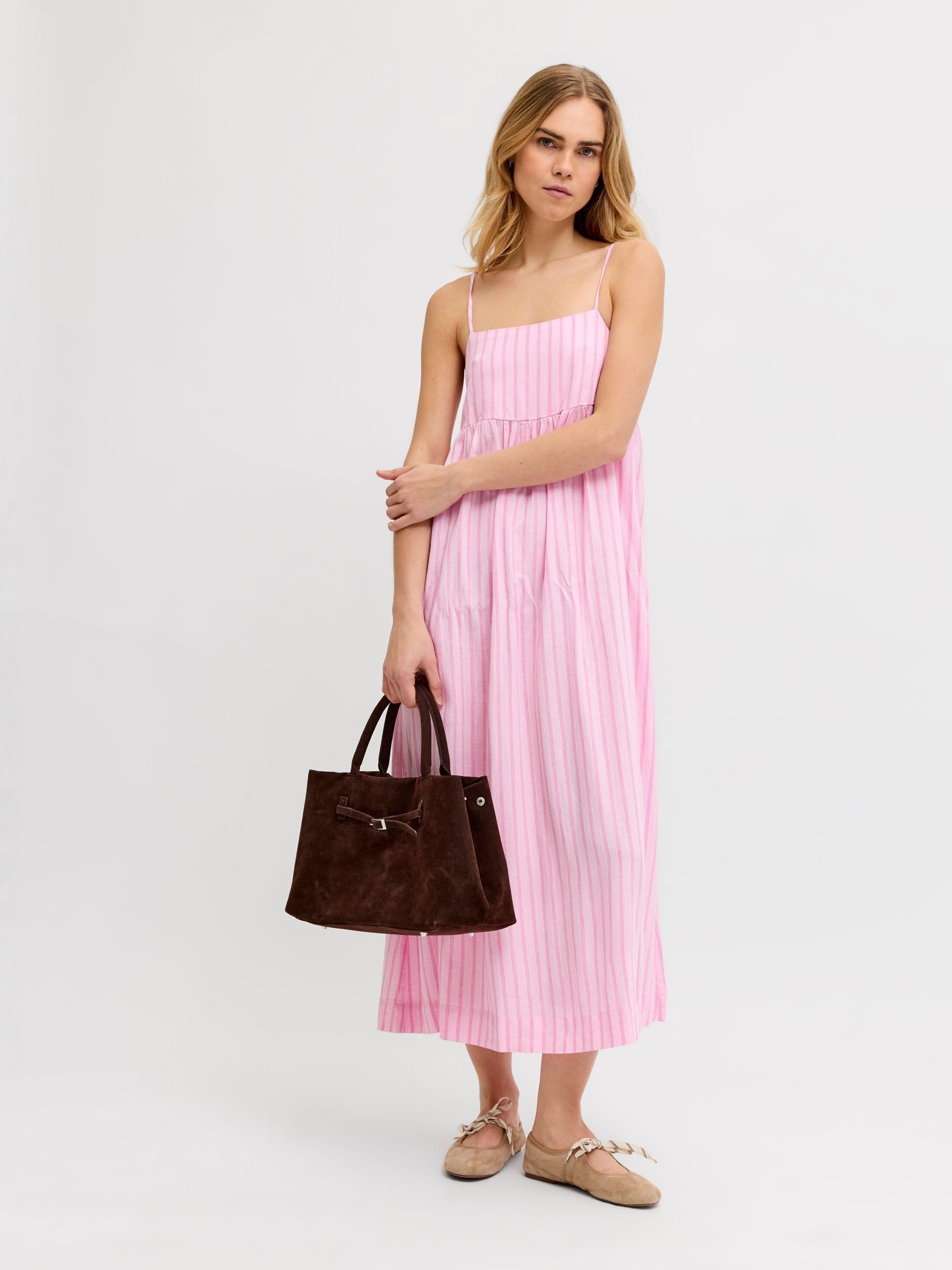 JJXX Jxalmira Linen Blend Long Dress Wvn Jxalmira Linen Blend Long Dress Wvn Donna (Pacco da 1)