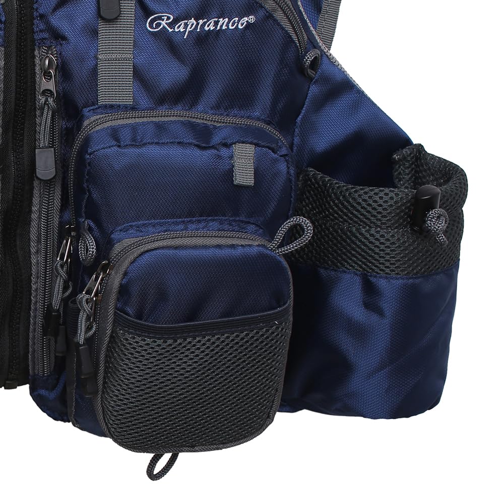 Raprance Fishing Vest for Men and Women Outdoor Activity Fly Bass Fishing Vest Backpack
