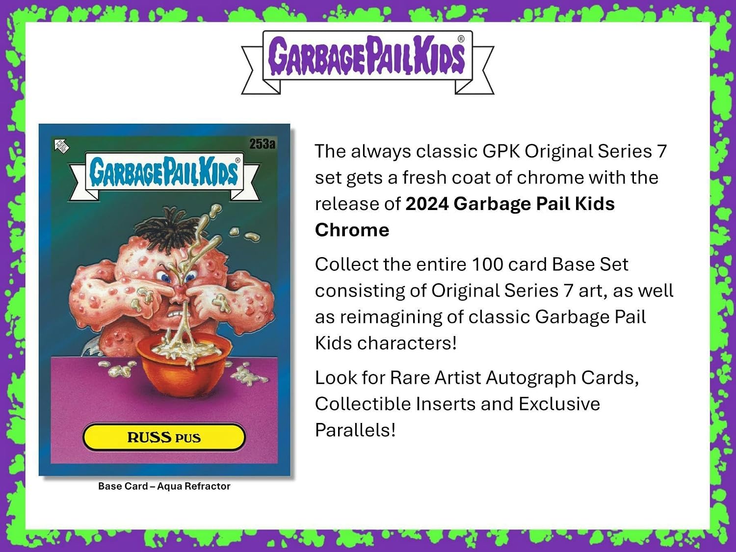 Topps Chrome Garbage Pail Kids Series 7 Blaster Value Box