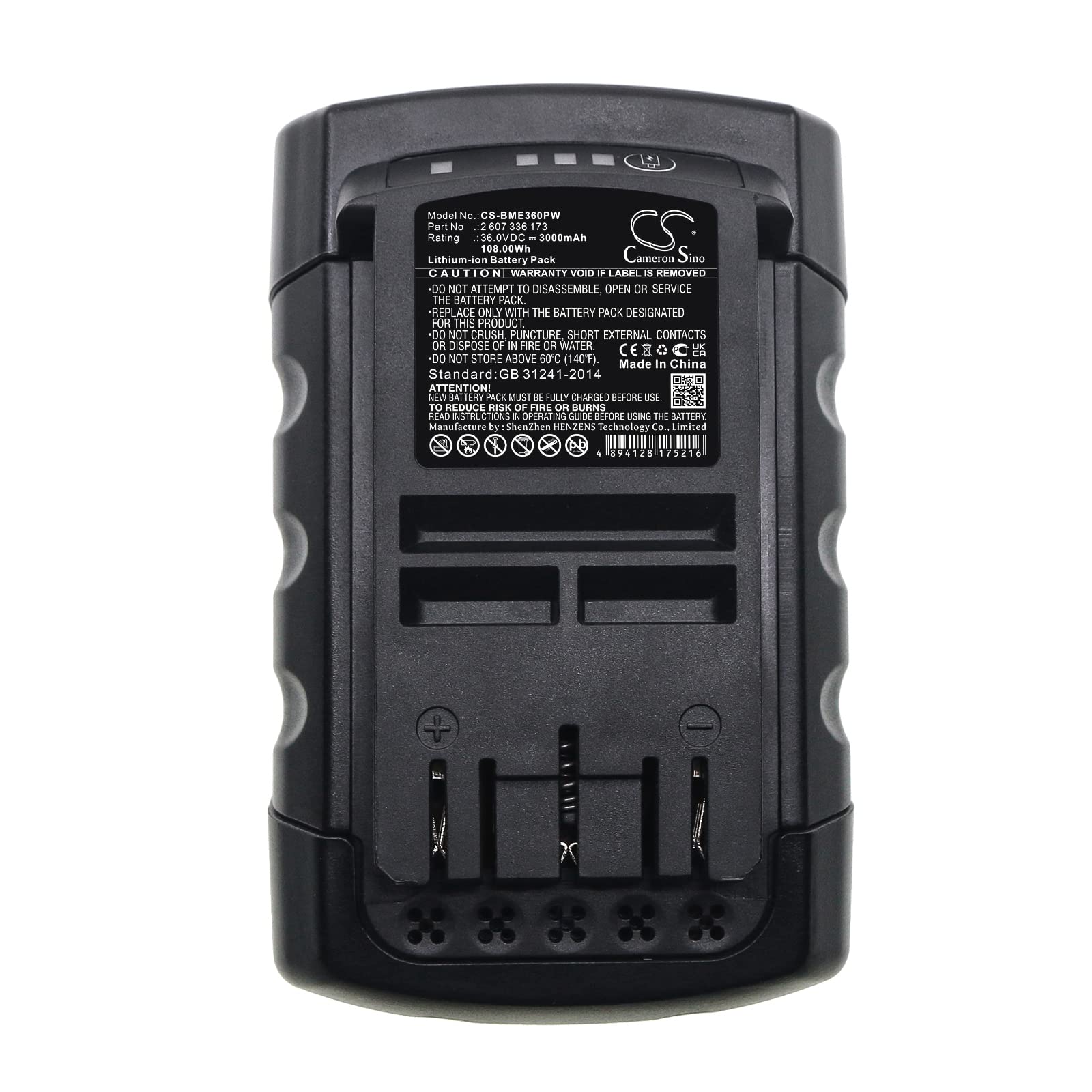 Batería de repuesto para Bosch AdvancedRotak 36-750, 36-750 36V Cordl, AHS 54-20 LI, AKE 30 LI, ALB 36 LI, Art 30-36 LI, número de pieza : 1600A0022N, 2 607 336 173, 2607337047