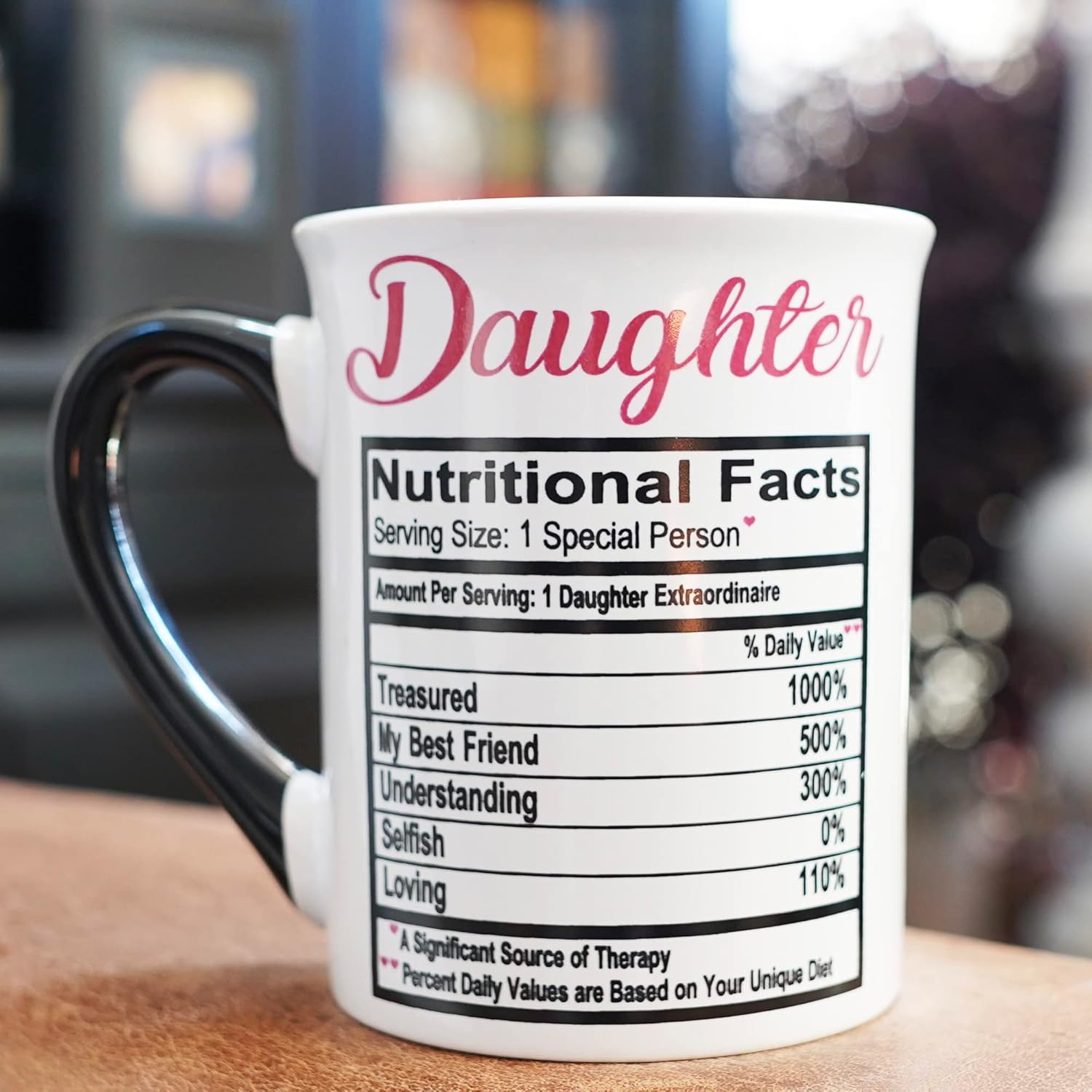 Cottage Creek Mugs - 16oz large Ceramic Daughter Coffee Cup, Ideal Stoneware Tea Mug for Kitchen, Home and Office Decor, Best Daughter Gifts for Women, Stepdaughters, Sisters, Friends - Image 8