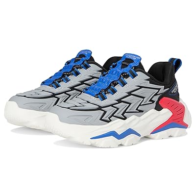 SKECHERS KIDS Hands Free Slip ins skech bots 2.0 403893L (Little Kid/Big Kid) Boys Shoes Grey/Black