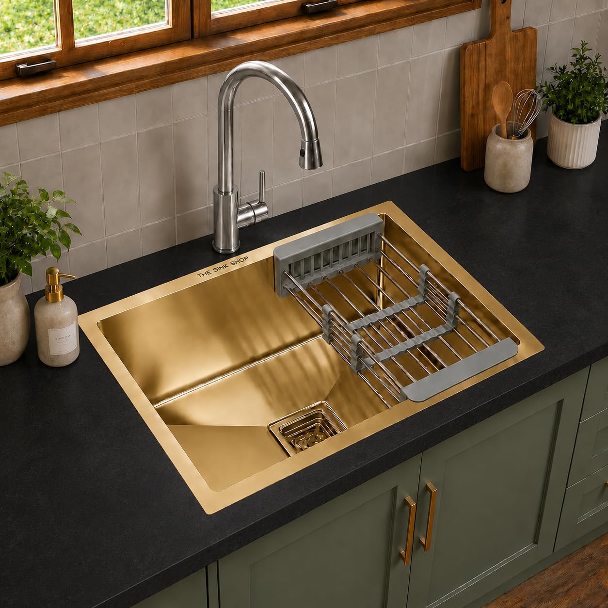 Stainless Steel Double Bowl Kitchen Sink - THE SINK SHOP -11