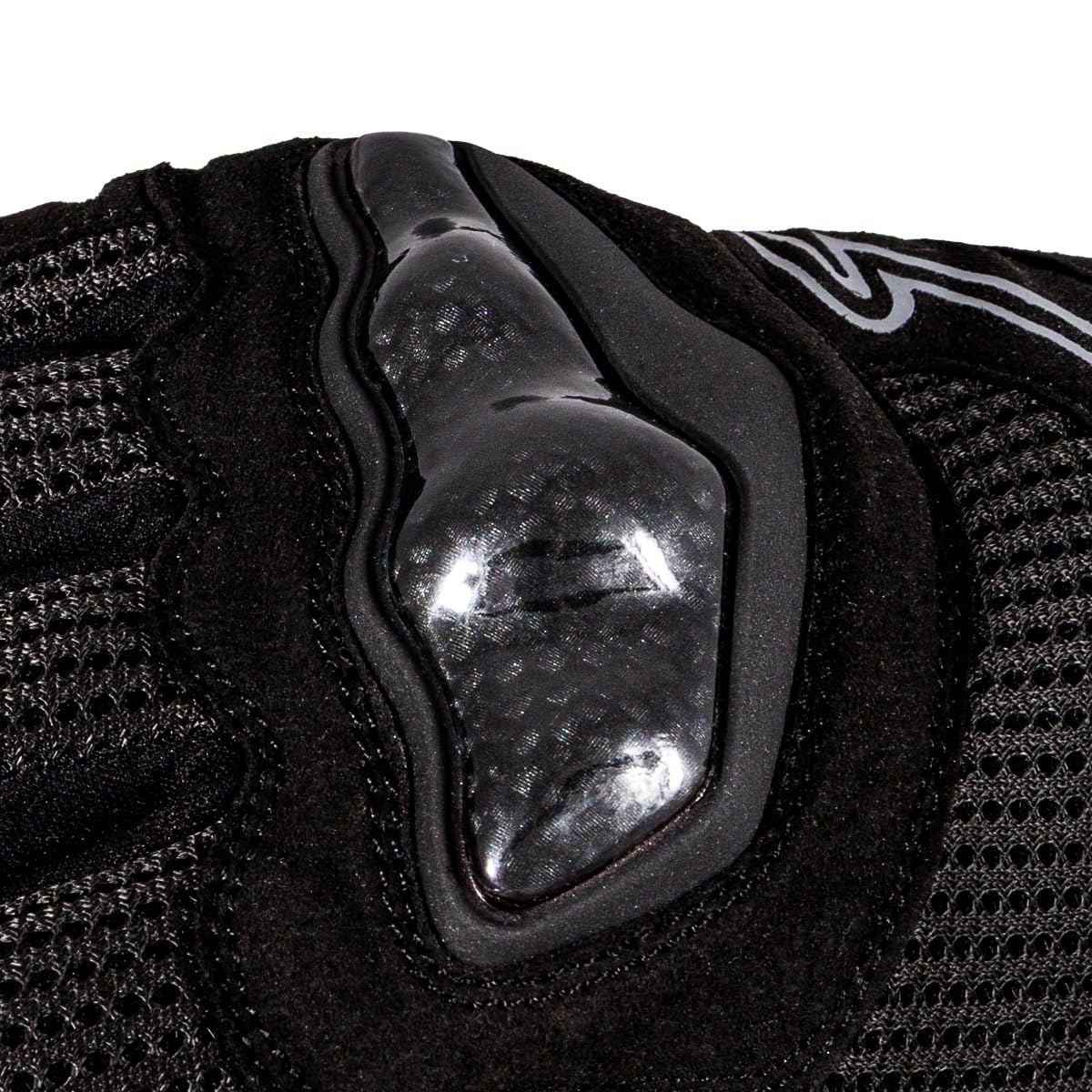 CURVE Guantes Moto Zircon Vented, Negros, Cortos, Transpirables, Protección en los Nudillos de TPU, Uso Pantalla táctil, Adultos, Hombre, Mujer, CE, homologados