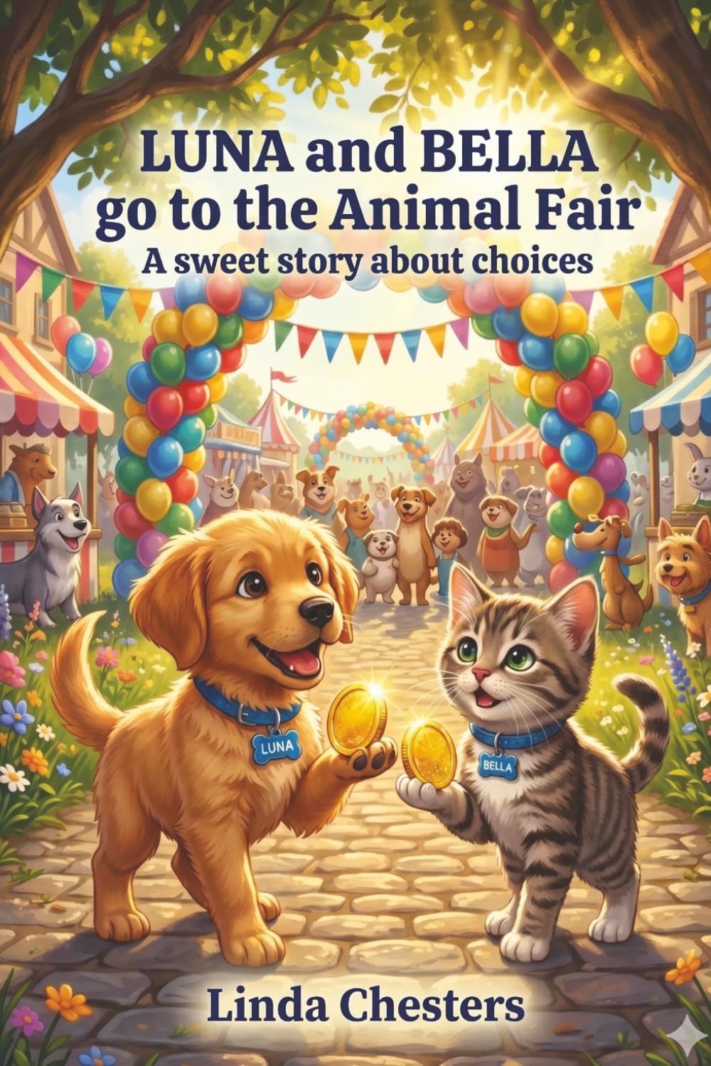Luna and Bella go to the Animal Fair: a sweet story about choices (Luna and Bella, the puppy and the kitten.)