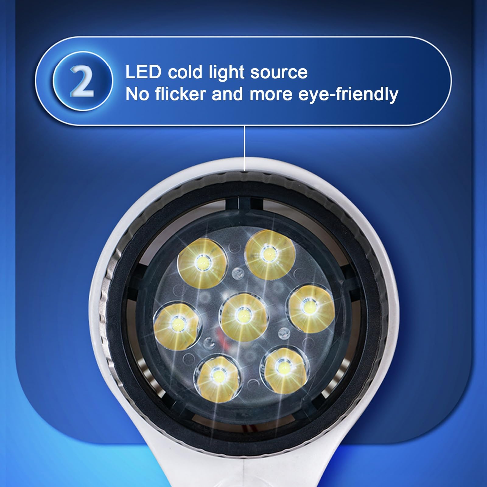 Lampada Per Visita Medica A LED Da 10 W, Lampada Per Esami Chirurgici Con Lampada Flessibile A Collo Di Cigno, Luce A LED Con Base Mobile, 220 V, Altezza Regolabile Da 100 A 196 Cm, Dimmerabile