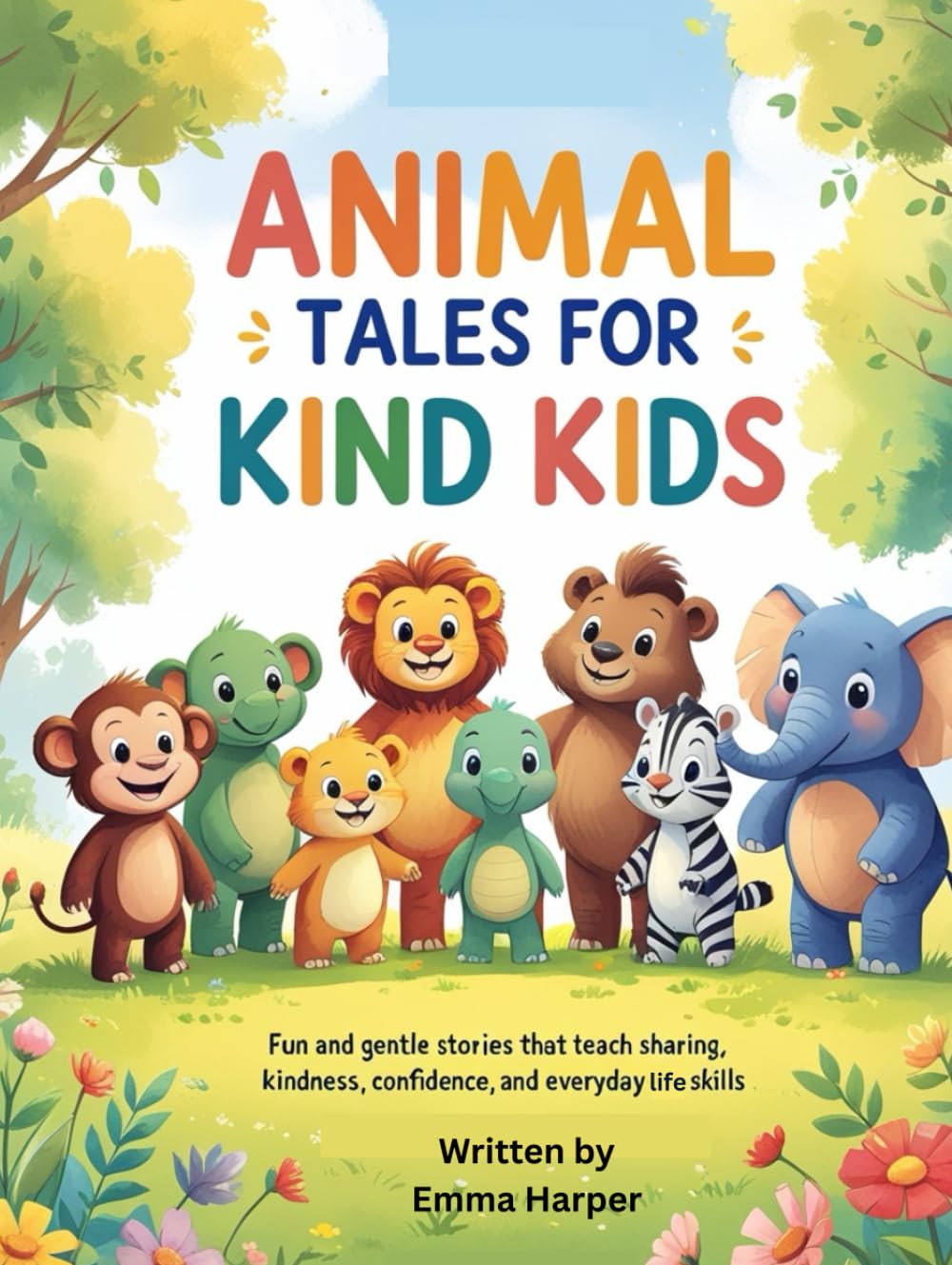 Animal Tales for Kind Kids: Fun and Gentle Stories That Teach Sharing, Kindness, Confidence, and Everyday Life Skills