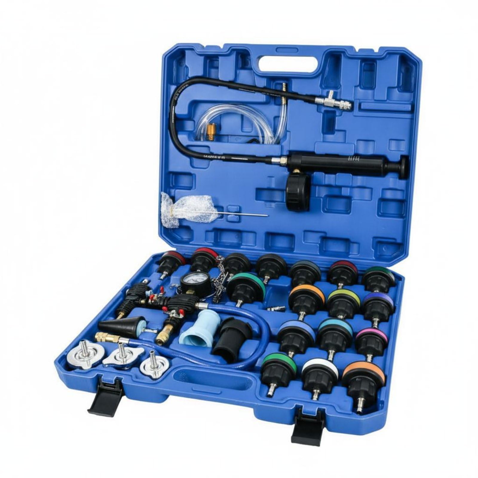 Kit de Medidor e Testador de Pressão do Líquido de Arrefecimento para Automóveis,